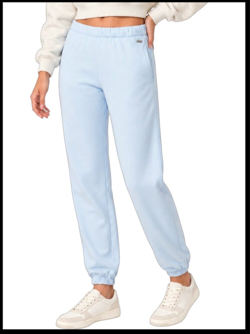 Vuori Halo Modern Sweatpant Soft Sky Heather Blue DreamKnit Jogger S